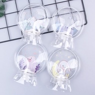 Hot Water Bottle Transparent Section Visible Water Hot Water Bottle Round Transparent PVC Child Winter Warm Hot Water Bo