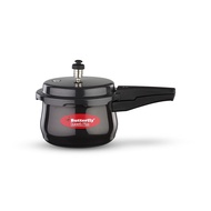 Butterfly Superb Plus Induction Base Hard Anodised Aluminium Pressure Cooker, 3 litres