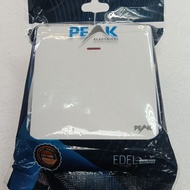 PEAK switch Edel series sirim Big switch white double pole 20a