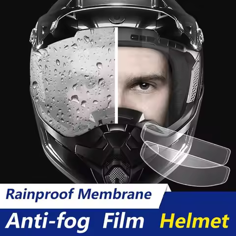 Helmet Motorcycle Accessories Anti-fog Rainproof Nano Coating Sticker Film for Dh Helmet Helmet Cat 