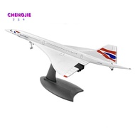 1/200 Concorde Supersonic Passenger Aircraft Air British Airways Model for Static Display Collection