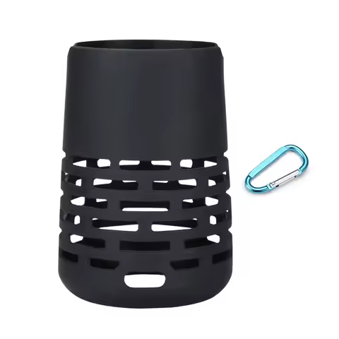 Portable Bluetooth-compatible Speaker Case Shockproof Speaker Skin Cover with Carabiner for Bose Sou