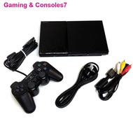 Consoles∏❦☃Playstation 2 Console Unit (Set Refurbished)FREE 2 WIRED CONTROLLER & 5 GAME #READY STOCK