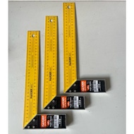 Square ruler for measuring angle 45 degrees, square ruler 12” 30cm HARDEN, angle ruler