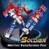 Optimus Prime Writable Toys Transformers Toy Pen Boys Students Transformer Robot modelling Robot Pen