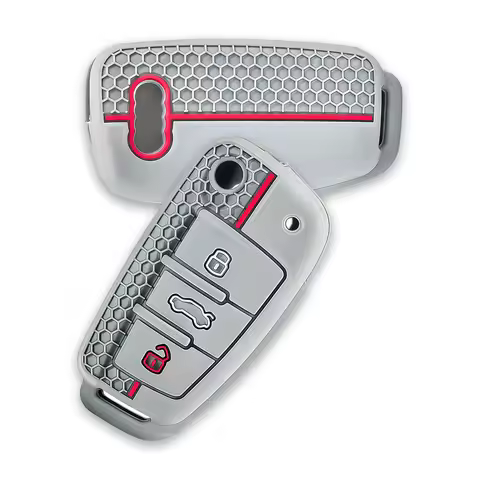 High Quality Silicone Key Case Cover Shell for Audi A4 B7 A6 C6 4f 8v A3 8p A1 A3 Remote Key Holder 