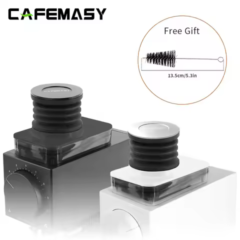 CAFEMASY Coffee Grinder Single Dose Hopper And Bellow Coffee Bean Bin Powder Blowing Cleaning Tools 