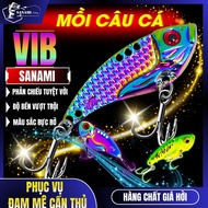 Iron Fish VIB Fishing Lure Artificial Multi-Layer Metal Vibration Colorful MO34 - Sanami Fishing