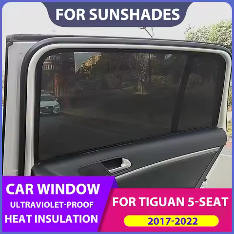 Magnetic Car Window Curtain Sunshades Only For Volkswagen Tiguan 2nd Standard 2018-2024 Not For Tigu