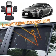 【READY STOCK】 For Lexus IS IS300h IS300 2021-2025 Car Magnetic Sunshade Shield Windshield Curtain Si
