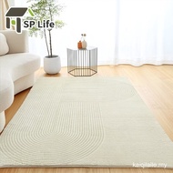 【In stock】[SP Life]Plain Nordic Carpet Ins Super Soft Plush Carpet Thick Living Room Bedroom 200*300