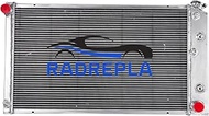 CU161 Aluminum Radiator for 1966-1990 Chevy C10 C20 C30 K10 K20 Pickup Suburban Radiador 3 Row Cross