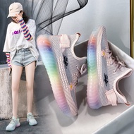 Flying Coconut Shoes Rainbow Jelly Shoes Korean Version Breathable Sports Shoes Casual Student Shoes