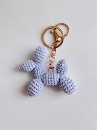 Crochet Balloon Dog Keychain