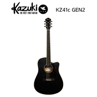 กีตาร์โปร่ง Kazuki KZ41C GEN2 41 นิ้ว รุ่นใหม่ล่าสุด งานเนียบกว่าเดิม