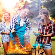 BBQ Gloves, Heat Resistant Gloves for Cooking, Non-Slip Grill Gloves Oven Mitts, 1472°F Extreme Heat