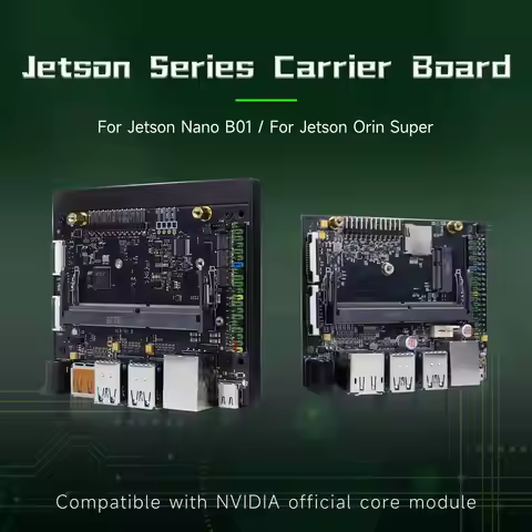 Yahboom Jetson Carrier Board Based On NVIDIA Jetson NANO Orin Nano and Orin NX Core Module Electroni