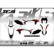 Decal Sticker - Decal Sticker cross x 150-200 gt Zeus SC 10
