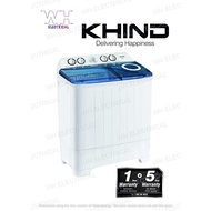 KHIND SEMI AUTOMATIC WASHING MACHINE 7KG WM717 // MESIN BASUH SEPARUH AUTOMATIK 7KG WM717