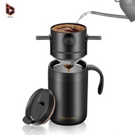 blesiya Pour Over Coffee Maker Set Keeps Beverages Hot And Cold Versatile Portable Drip Brewer Set w