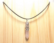 粉水晶 水晶柱 盤龍造型 項鍊