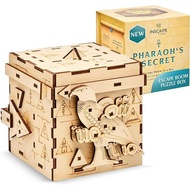 INSCAPE Pharaohs Secret Puzzle Box Escape Room in a Box for Adults Cluebox