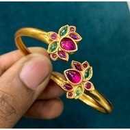 Ready stock Indian gold plated bangles jewellery set