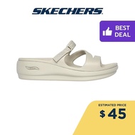 Skechers Women Foamies Arch Fit Ascend Sandals - 111232-NAT Arch Fit, Dual-Density, Machine Washable, Luxe Foam