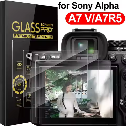 5-1Pcs Screen Protector 9H Hardness Tempered Glass for Sony Alpha A7V A7 V A7R V 7R V A7RV A7M5 Anti