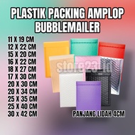 BUBBLE MAILER PLASTIC PACKING ENVELOPE/ WATERPROOF PACKING PLASTIC/ WATERPROOF/ SIZE 11X19 12X22 16X