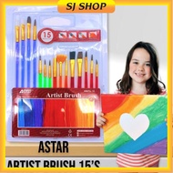 Astar 15 in 1 Artist Brush | Oil Colour, Watercolour and Acrylic (AB576-15)