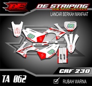 Striping Stiker Motor Crf 230 Stiker Decal Motor CRF 230 TA062