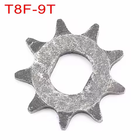 T8F-9T 9 Tooth Front Sprocket For 500W 1000W Electric Scooter 43cc 47cc 49cc Mini Pocket Dirt Bike A