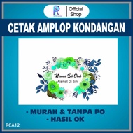 amplop kondangan amplop custom amplop sumbangan kecil 11x7cm - rca12