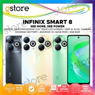 [Malaysia Set] Infinix Smart 8 (64GB ROM | 3GB RAM) 1 Year Infinix Malaysia Warranty