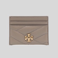 TORY BURCH Kira Chevron Card Case Gray Heron 90345