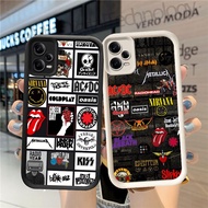 GK-27 Fashion Rock Band Silicone Black White Casing for Xiaomi Redmi poco Note 15 12 3 F5 Turbo F6 X