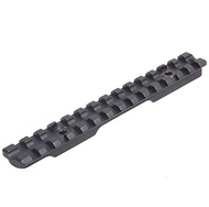Contessa Picatinny Rail in Hardened Steel for CZ 452/455 / 0 MOA