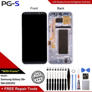 FullSet Ori LCD Samsung Galaxy S8+ / S8 Plus SM-G955FD LCD Touch Screen & Digitizer (Frame) Grey