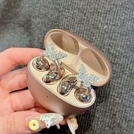 Suitable for Huawei Ear Clip Earphone Jewelry Huawei freeclip Ear Clip Full Diamond Butterfly Clip E