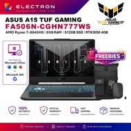 ASUS TUF Gaming A15 FA506N-CGHN777WS 15.6 FHD 144Hz Gaming Laptop (R7-8845HS, 8GB, 512GB, RTX3050, W