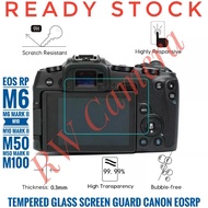 Tempered Glass Canon EOSRP EOS M6 M6II M100 M50 M50II G5X G7X G9X Fujifilm Fuji XH1 Olympus EM5 EM5i
