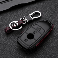 car key Leather cover for Mercedes Benz E300L CLS CLA GL R SLK AMG A B C S class AMG e200 Remote hol