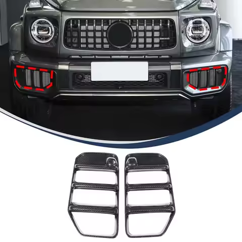 Used for the 2025 Mercedes-Benz G-Class G63/W465/Decorative Frames on both sides of the front bumper