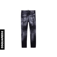 Dsquared² Slim-fit Ripped Paint Dot Jeans