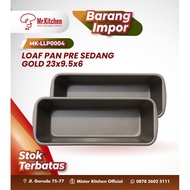 LOAF PAN PRE MEDIUM GOLD 23x9.5x6 - H - BKG