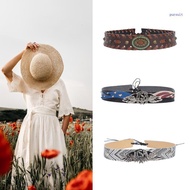 【SUIT*】 Cowboy Hat Accessories Fedora Leathers Hat Panamas Hat Belt Western Cowboy Belt
