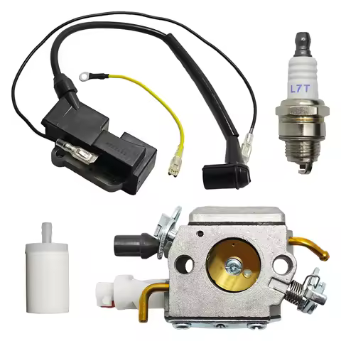 Carburetor Ignition Coil Kit For Husqvarna 340 345 346 350 353 E EPA Jonsered CS 2141 2145 2150 Chai