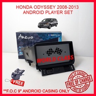 HONDA ODYSSEY 2008-2013 SOUNDSTREAM 9" ANDROID PLAYER (F.O.C ANDROID CASING)