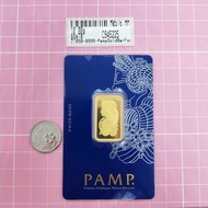 Emas999, Gold Bar Pamp Gold Bar Fortuna G10 Gram 1.6 cm Pd 1858 P479